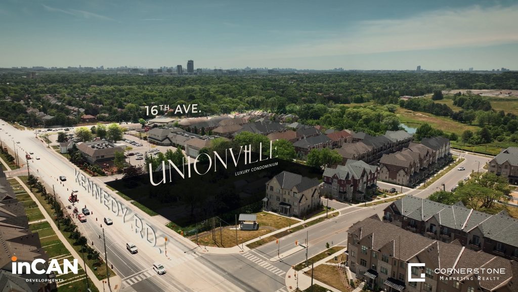 The Unionville Condos is located 16th Ave and Kennedy Rd