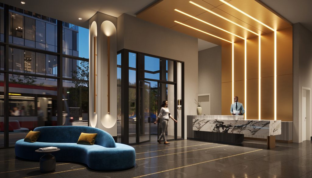 Elektra lobby rendering